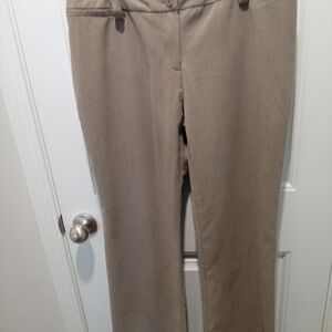 AB Studio Size 8 Classic Tan Women's Trousers
